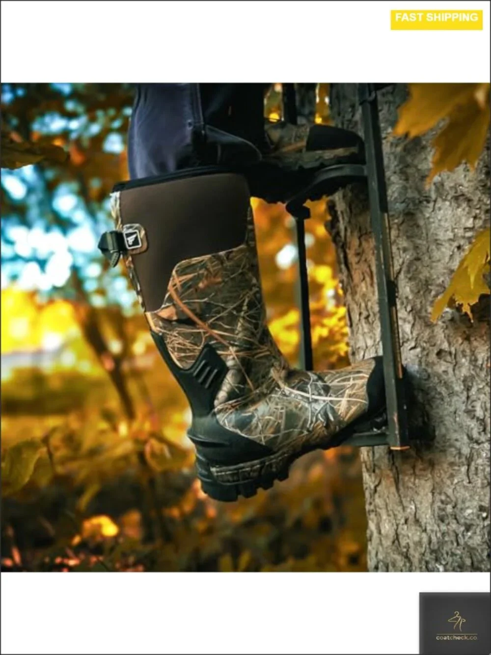 Insulated Waterproof Hunting Boots, 1000G Thinsulate, 5mm Neoprene, 17